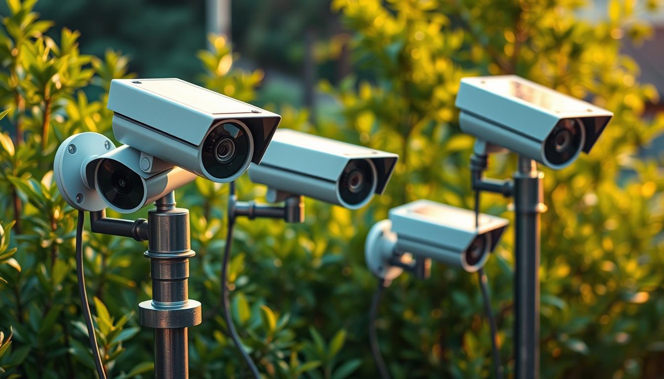 solar-powered security cameras