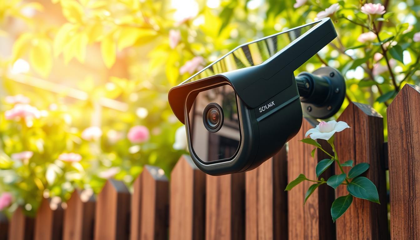 solar powered wireless wifi security camera