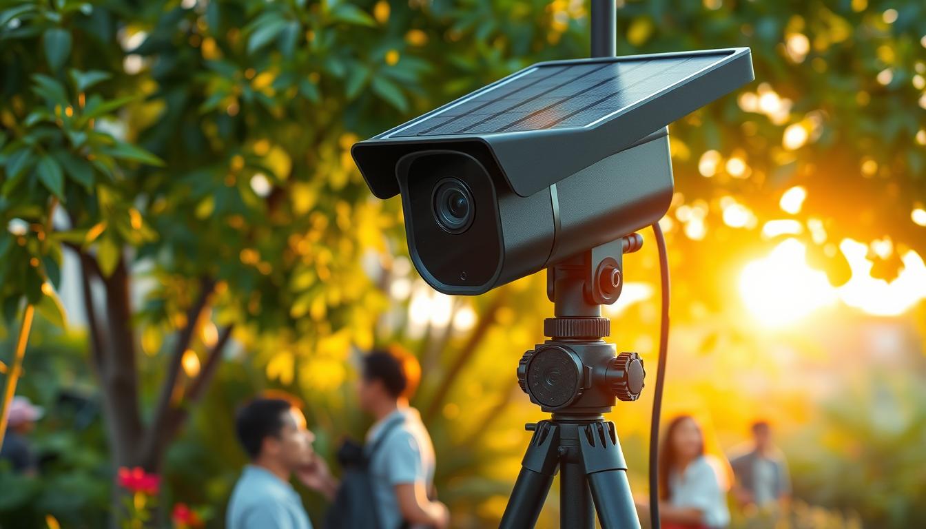 solar ptz wifi camera