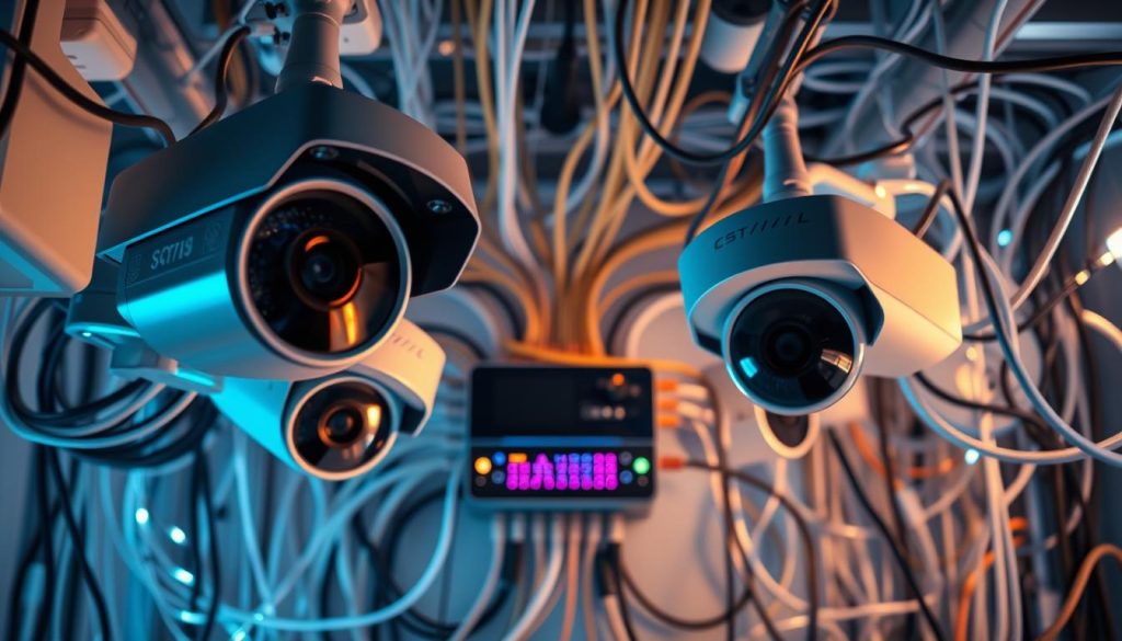wiring and connectivity for surveillance