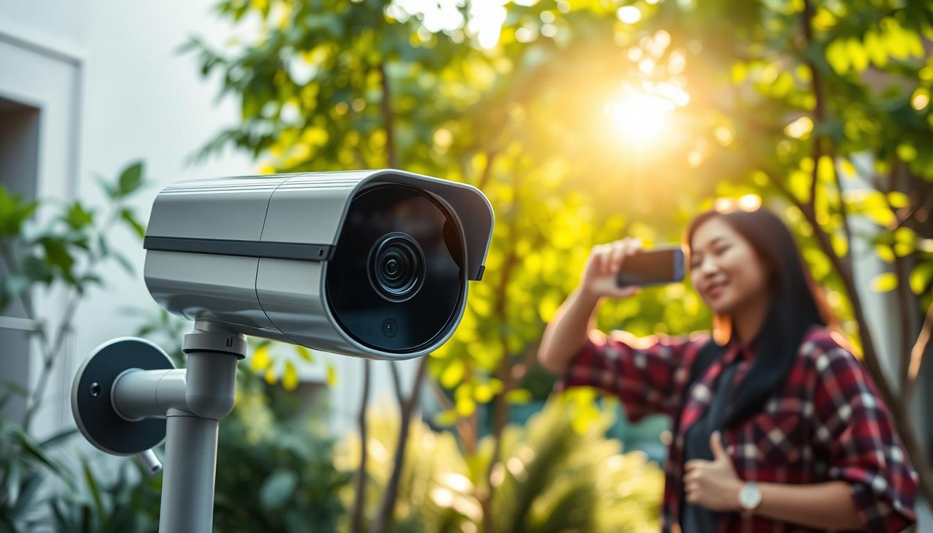 5g solar security camera