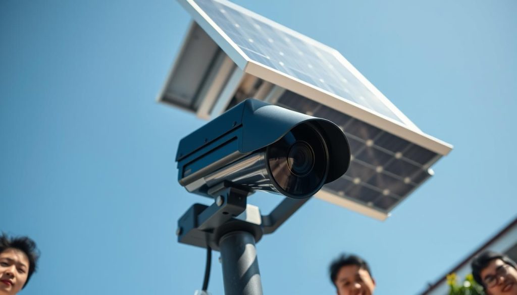 solar powered cctv