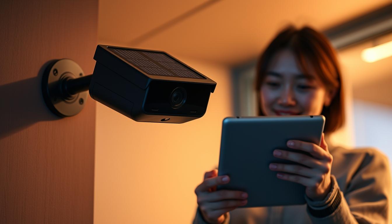 solar powered ip security camera