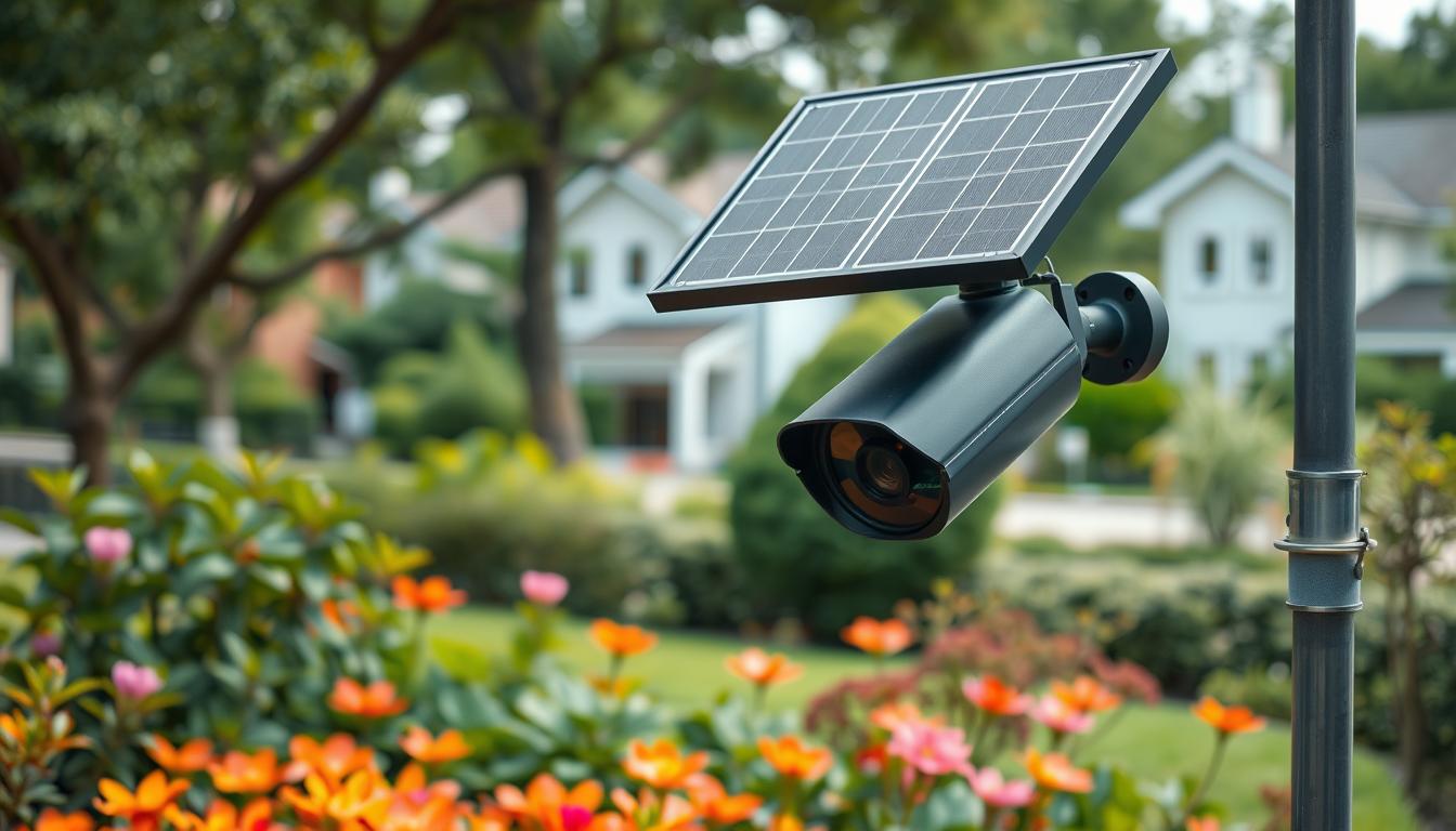 solar powered outdoor cctv