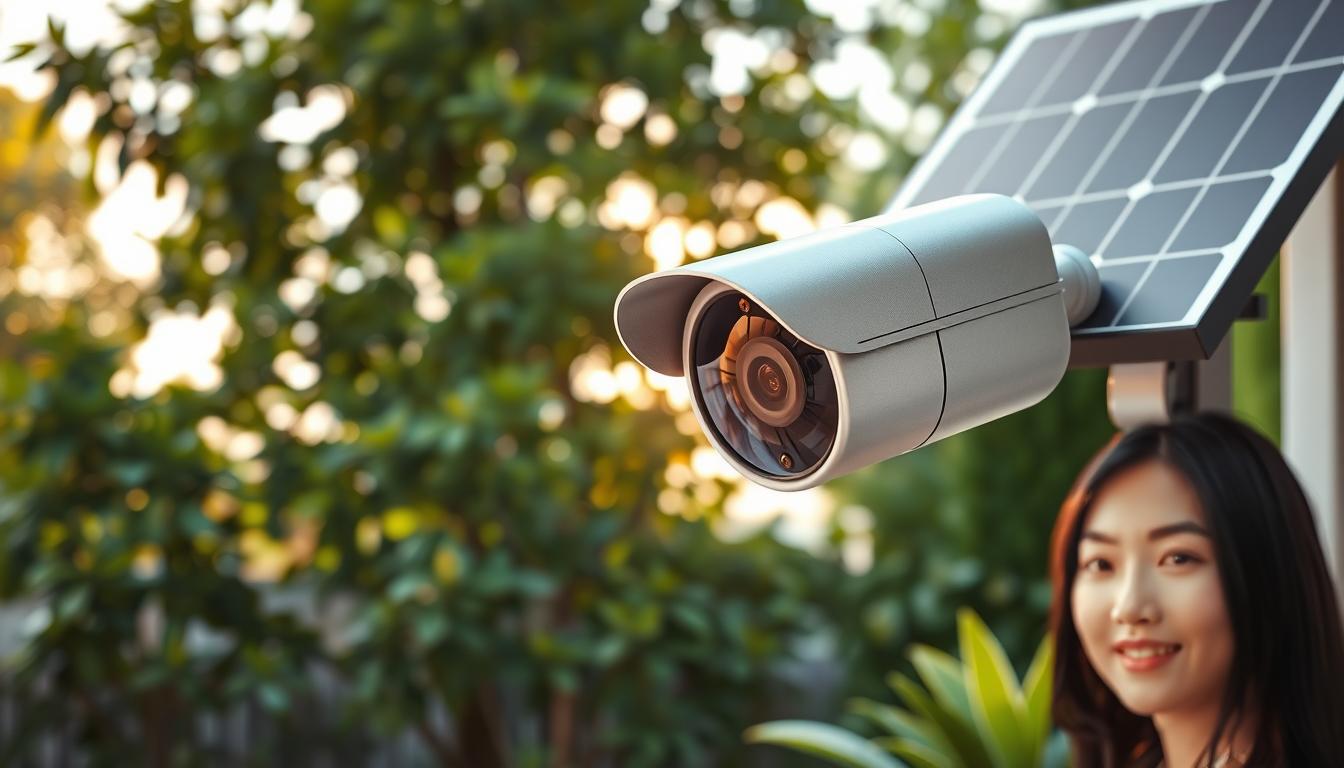 solar-powered security cameras