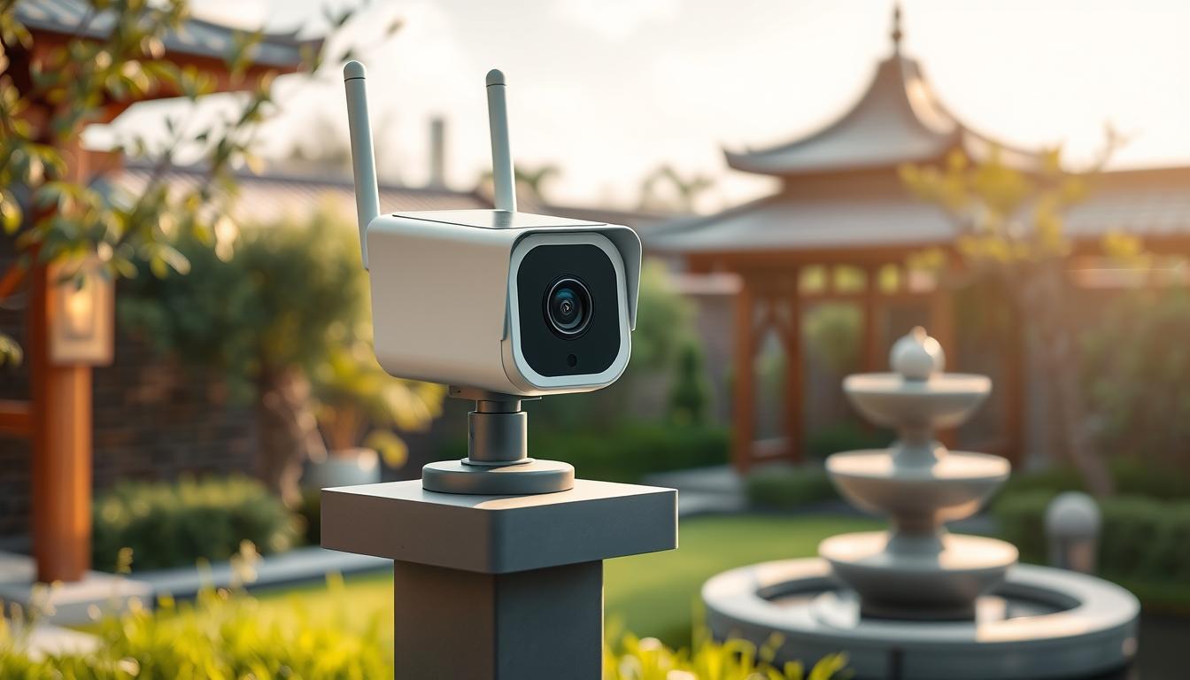 solar powered wireless ip camera