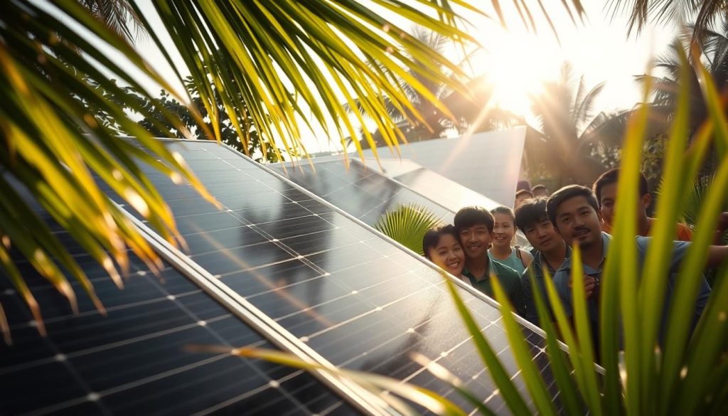 sunlight exposure for solar panels