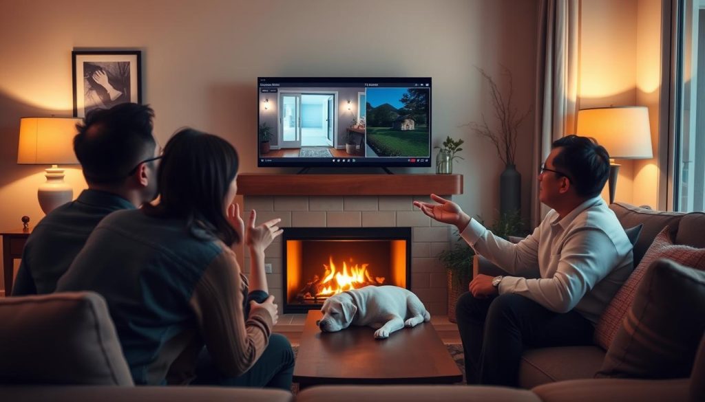 user experience with home monitoring system