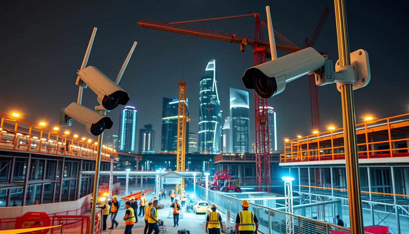wireless security cameras for construction sites