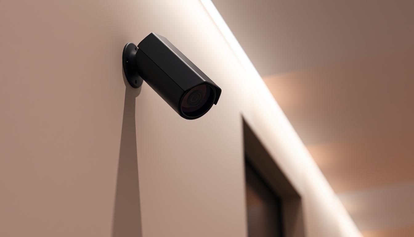 CCTV camera without red light