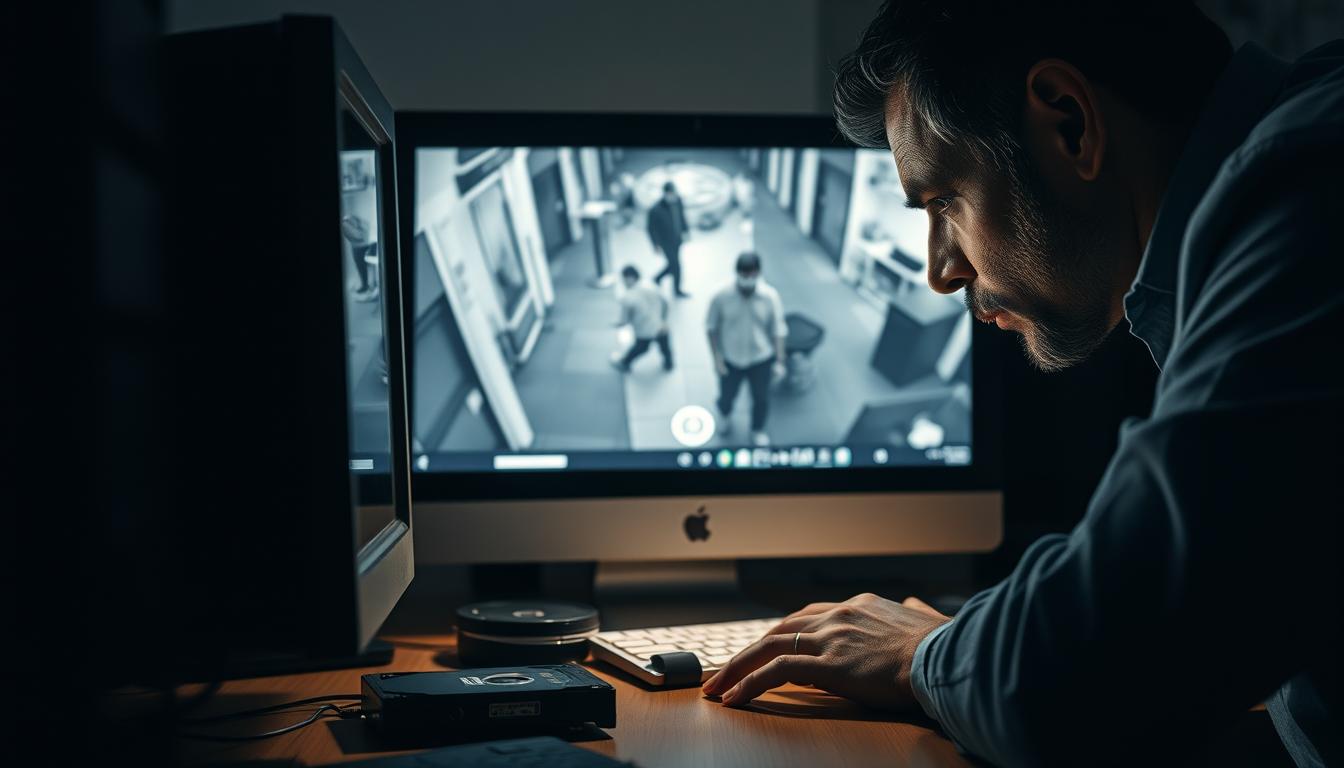 CCTV footage recovery process