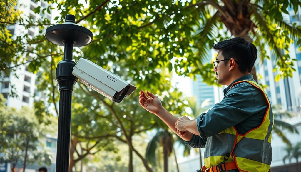 CCTV maintenance for Singapore climate