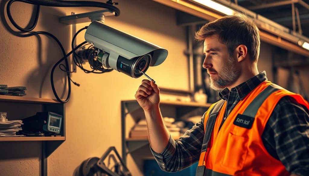 CCTV system maintenance