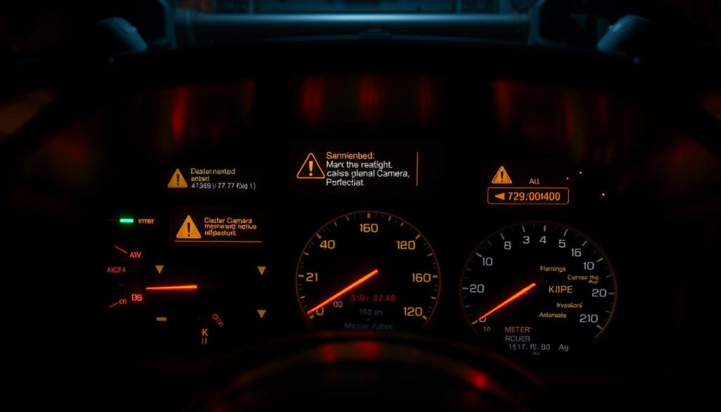 Camera malfunction indicators