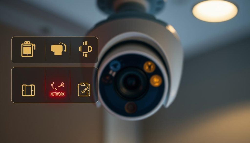 Camera status indicators