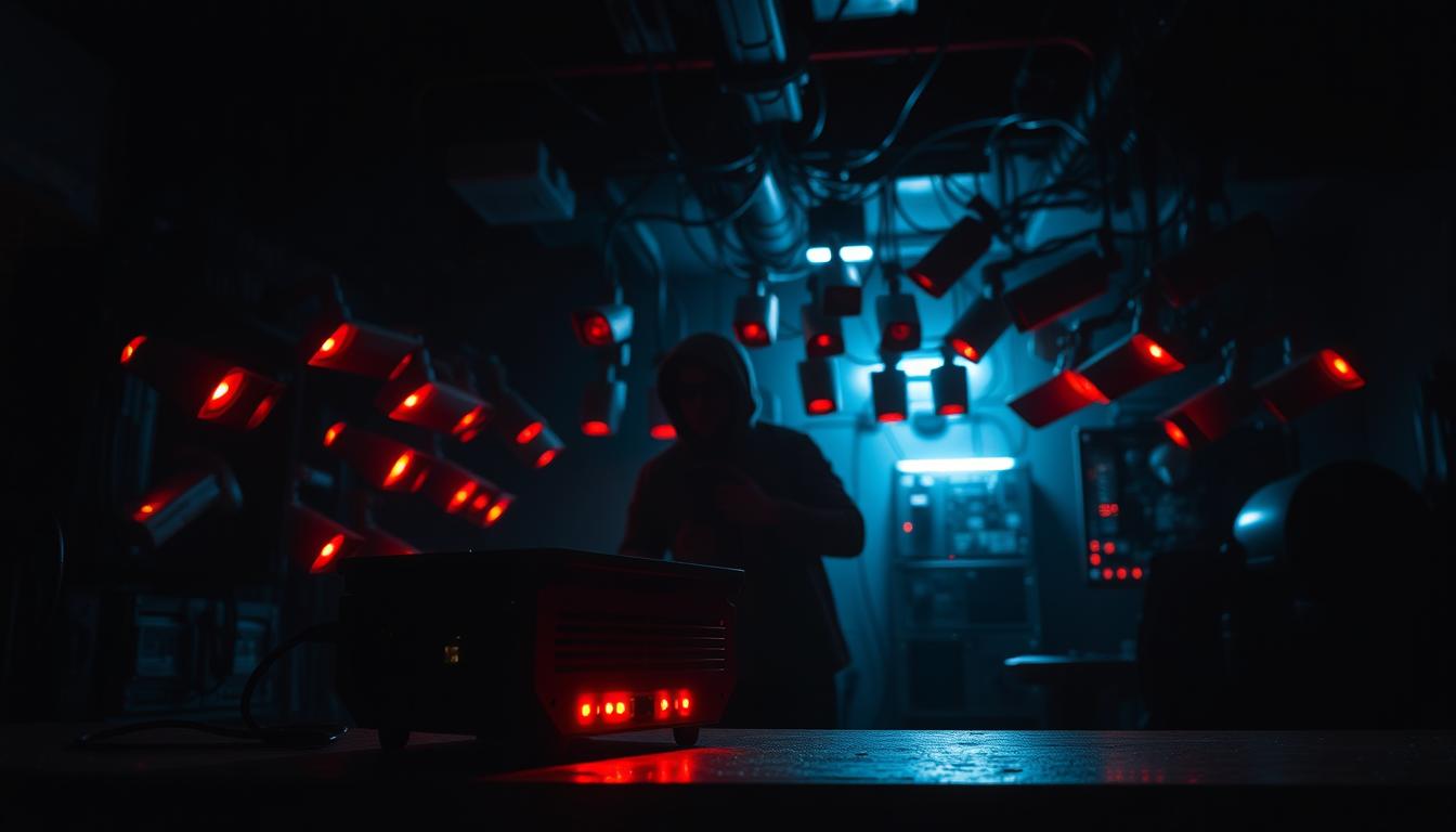 camera jammer and security cameras