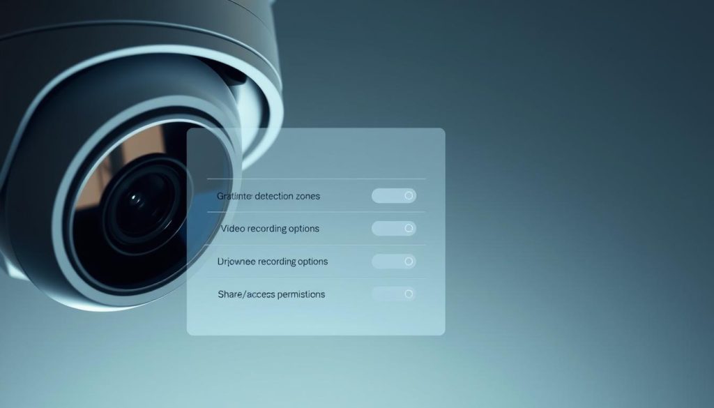 security camera privacy settings
