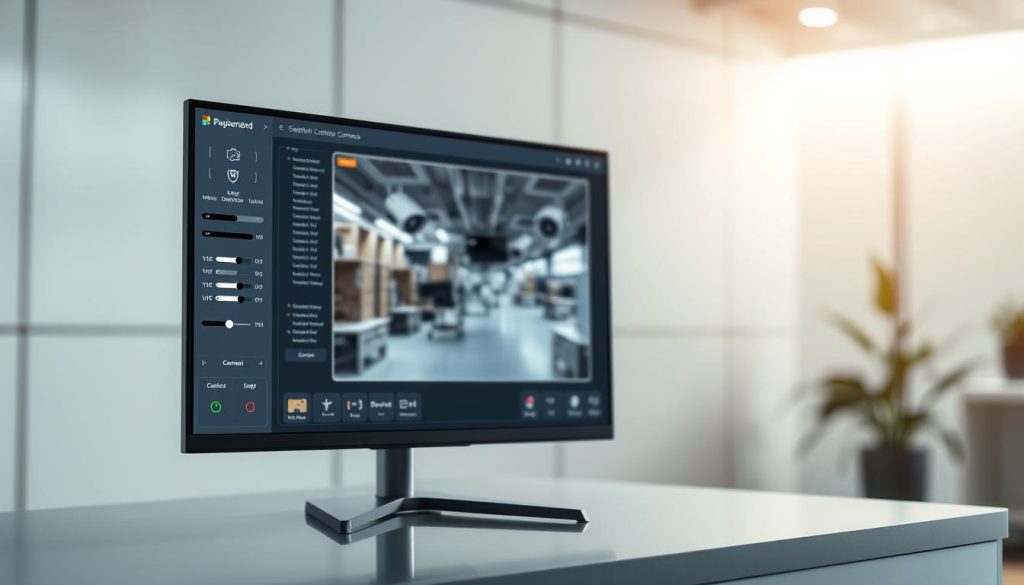 security camera software controls
