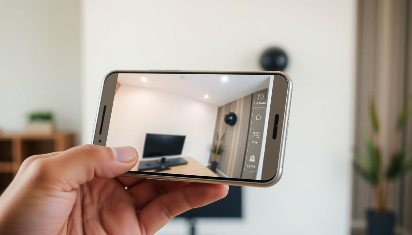 smartphone monitoring for CCTV security