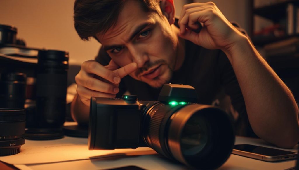 troubleshooting camera light issues