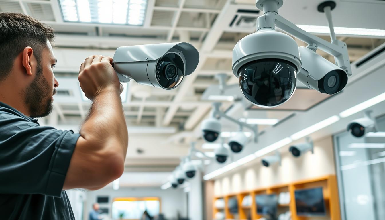 commercial security camera installation
