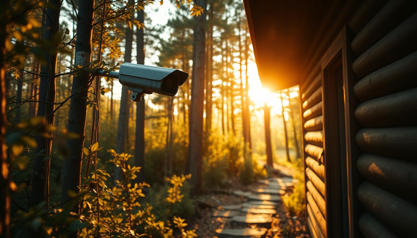 off-grid security camera installation