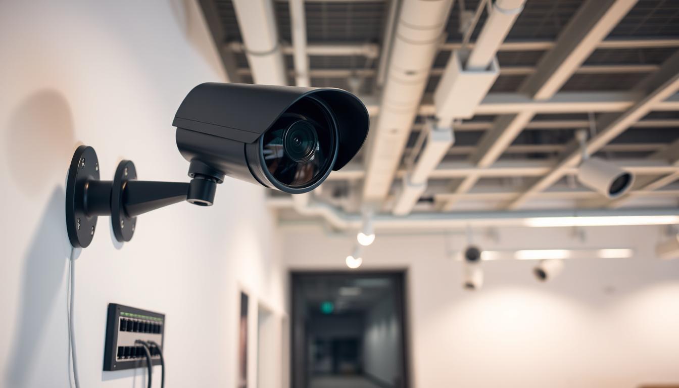 professional commercial security camera installation