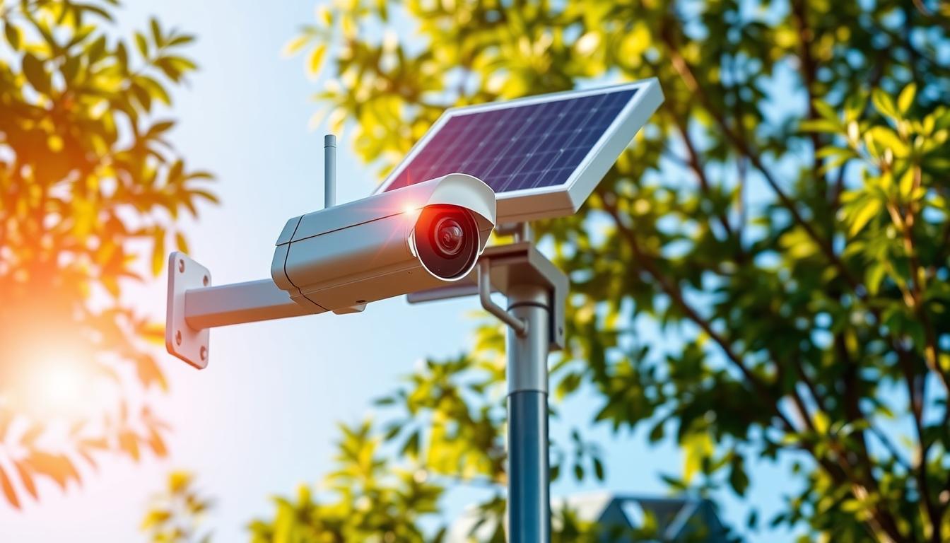 solar powered security camera