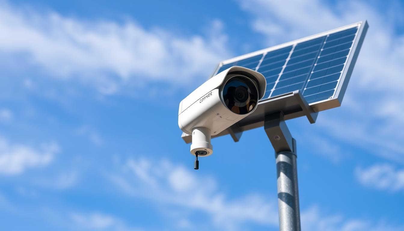 solar powered security camera system
