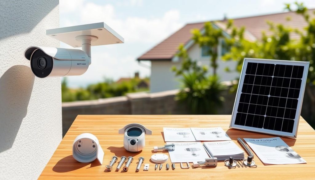 solar security camera installation guide