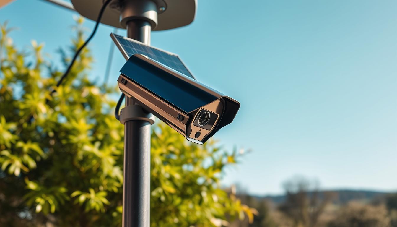 solar security camera system