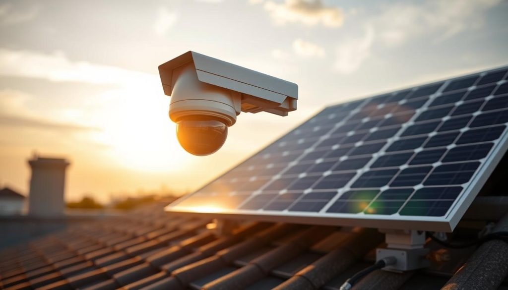solar security installation