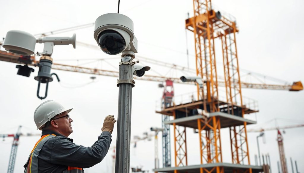 strategic camera placement construction site