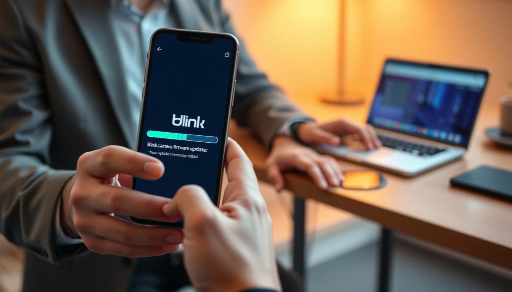 Blink camera firmware update process