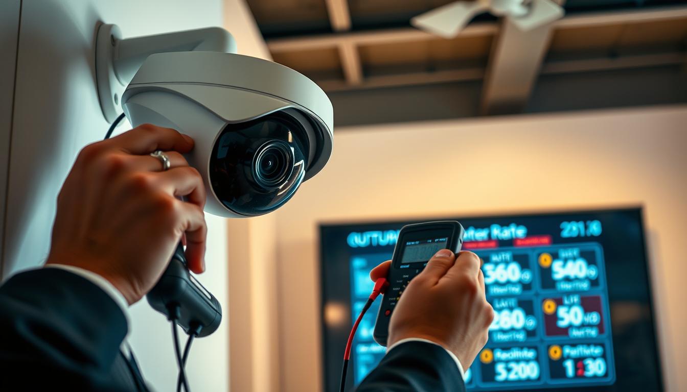 CCTV camera quality evaluation