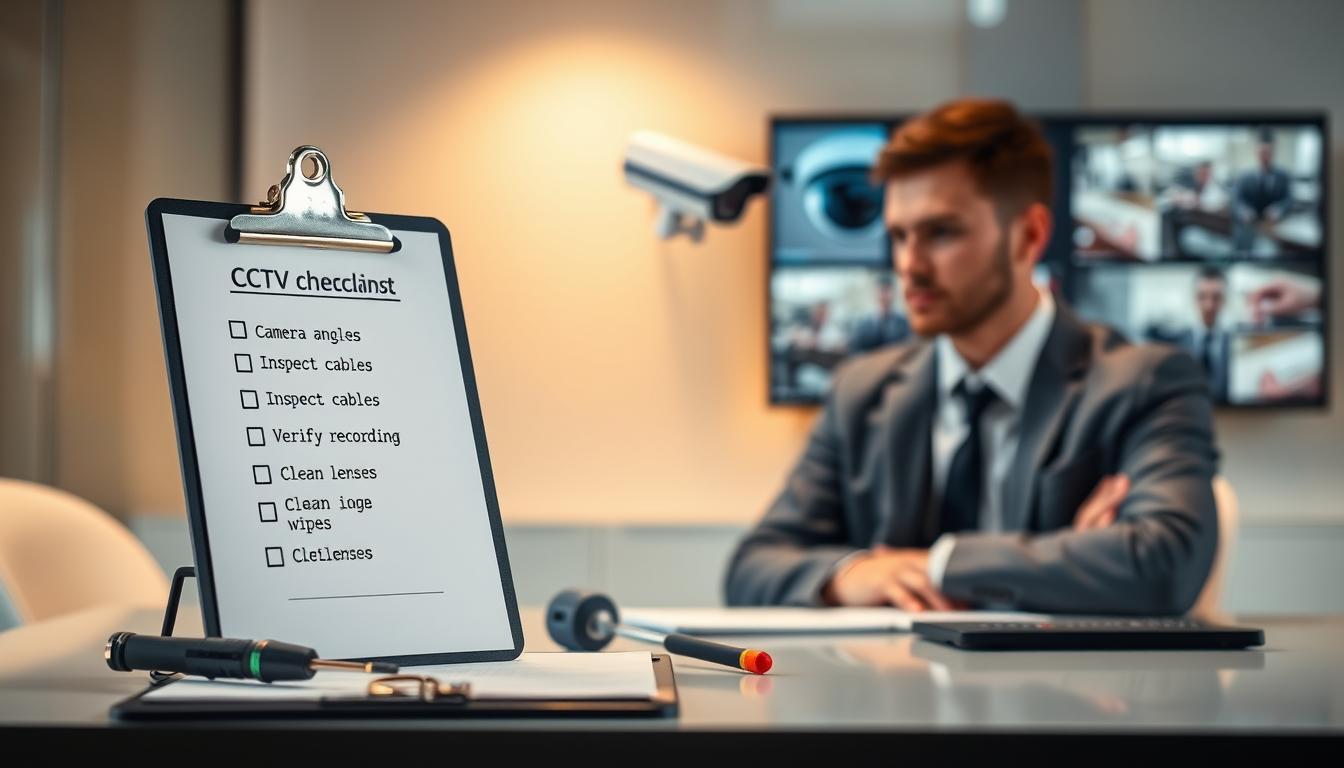 CCTV maintenance checklist