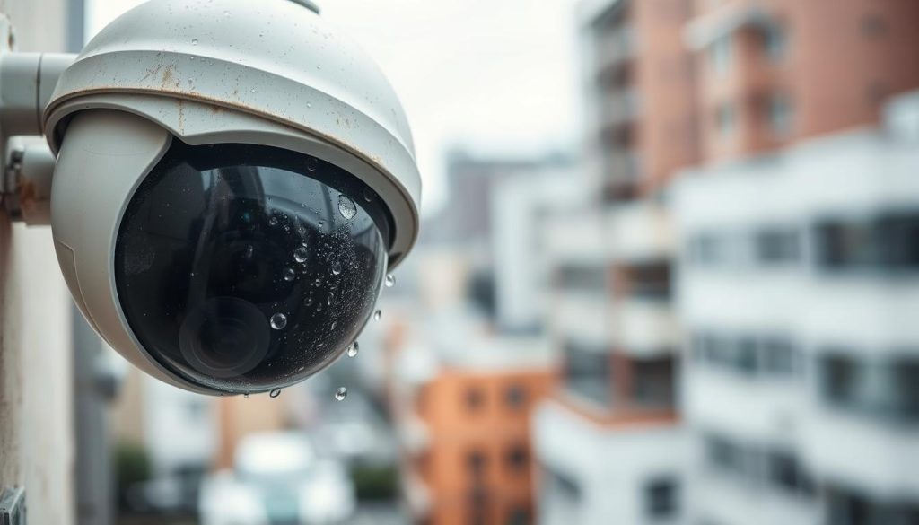 CCTV water damage early signs