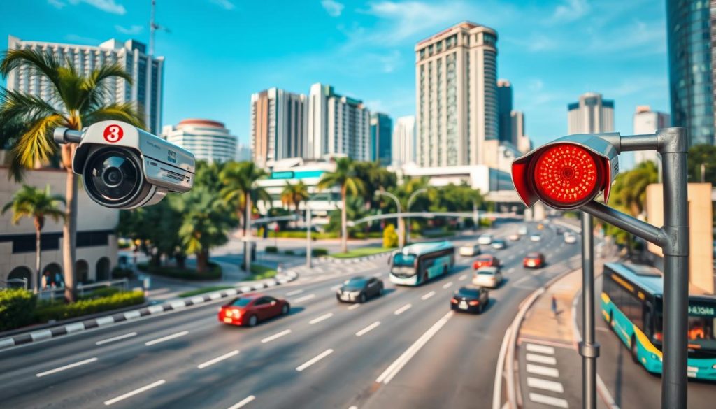 Singapore traffic enforcement cameras
