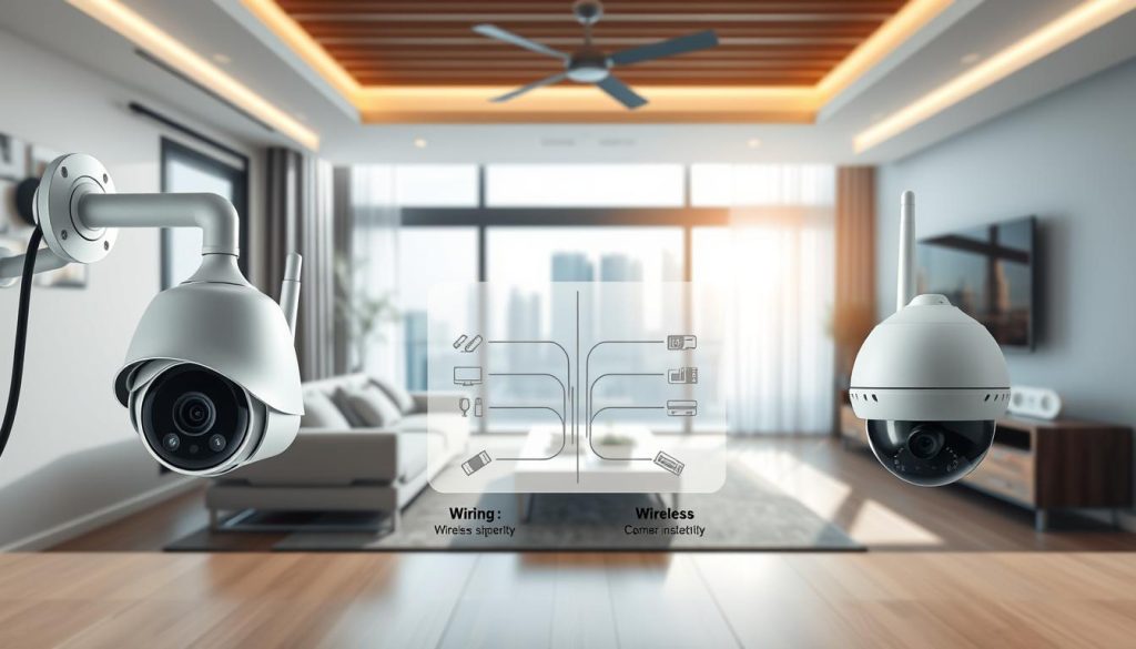 Wired wireless CCTV comparison Singapore