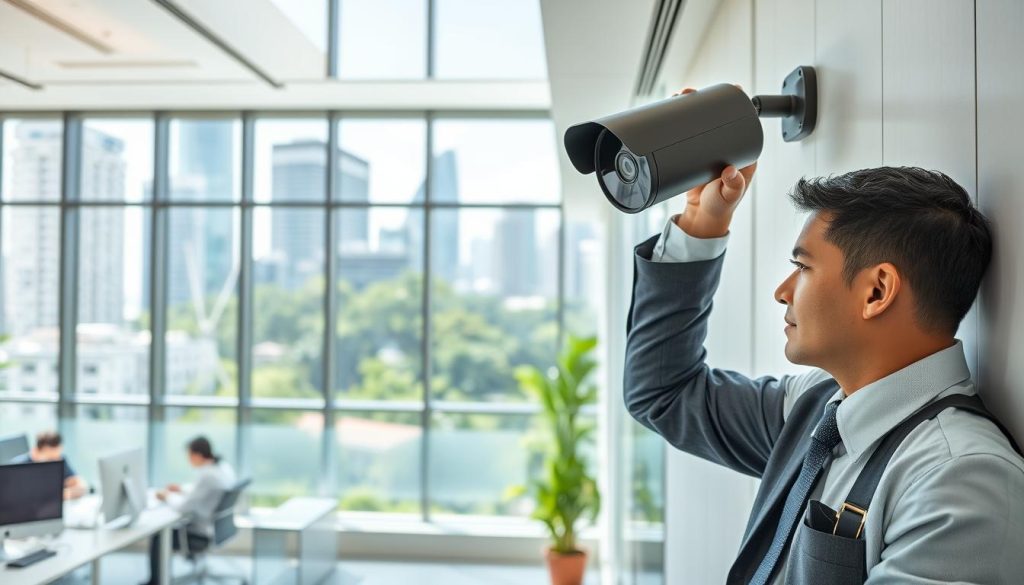 commercial CCTV installation Singapore