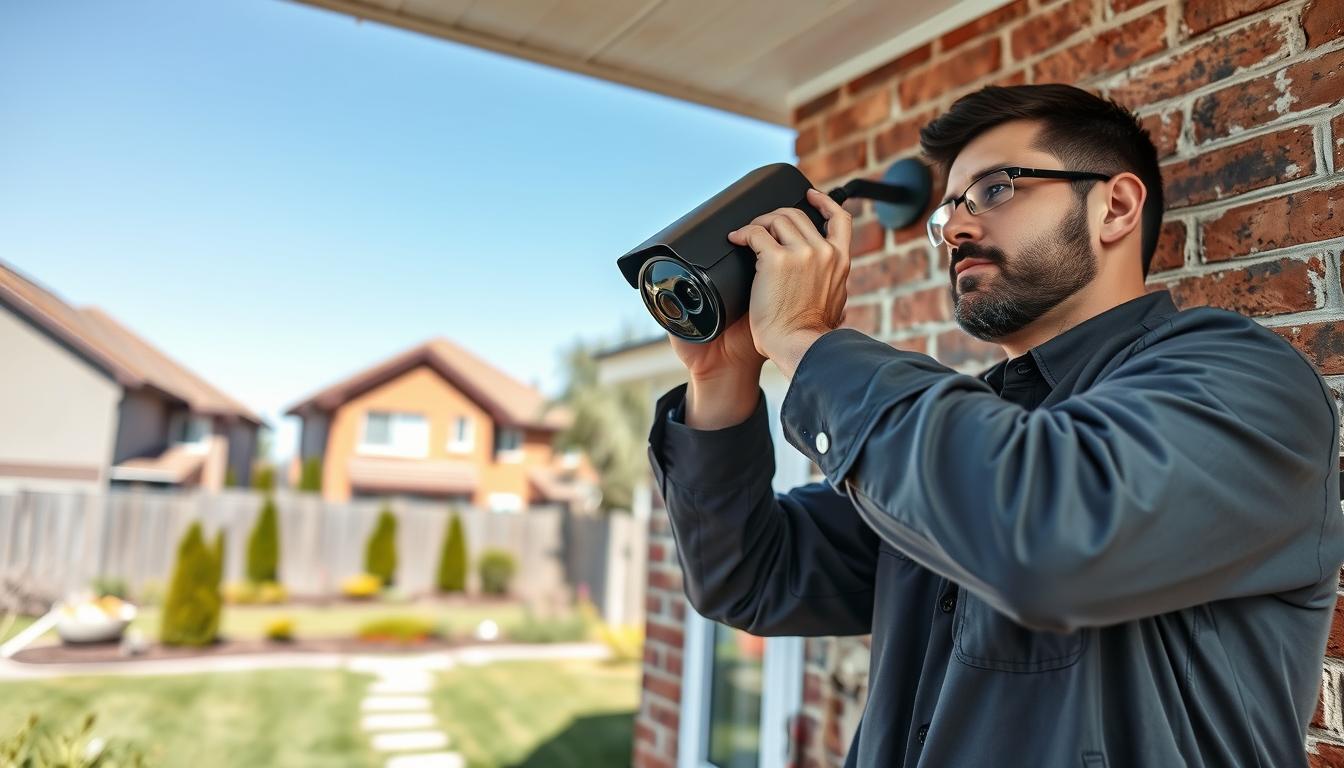 home security camera installation