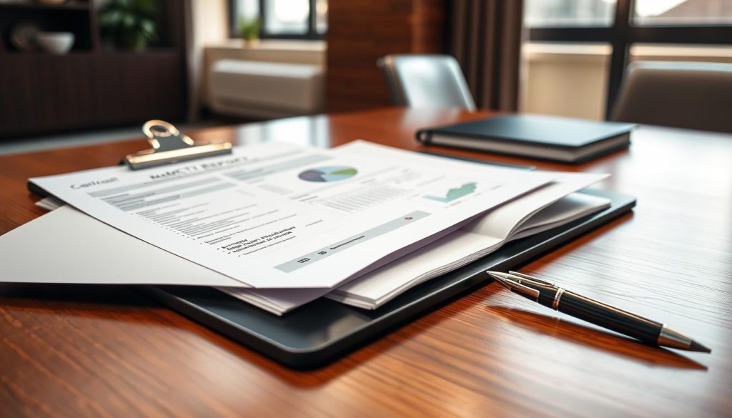 professional report formatting