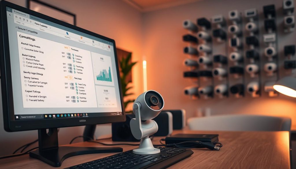 software settings compatibility security cameras