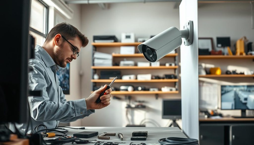 CCTV system maintenance and troubleshooting