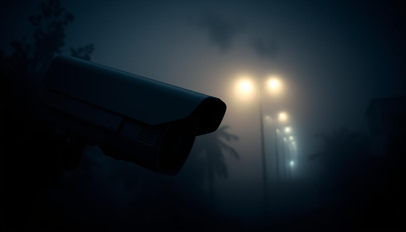 Foggy CCTV camera at night troubleshooting