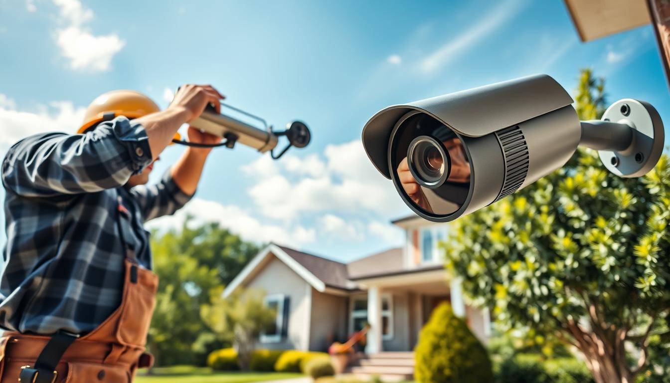outdoor security camera installation and lifespan factors