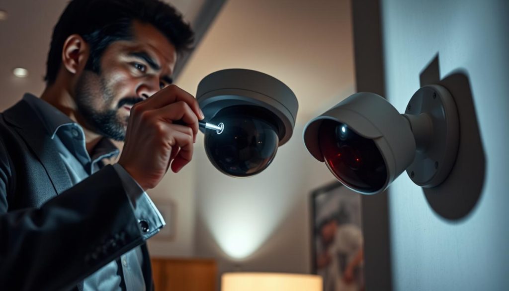 troubleshooting non-working security camera